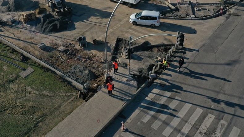 Gebze’de Anibal dalçık üstü trafik akışına kapatıldı