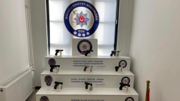 Kocaeli’de 34 silah ele geçirildi