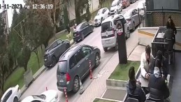 Ağaç dalıyla köpeğe saldırdı; Köpeği restorandaki vatandaş kurtardı