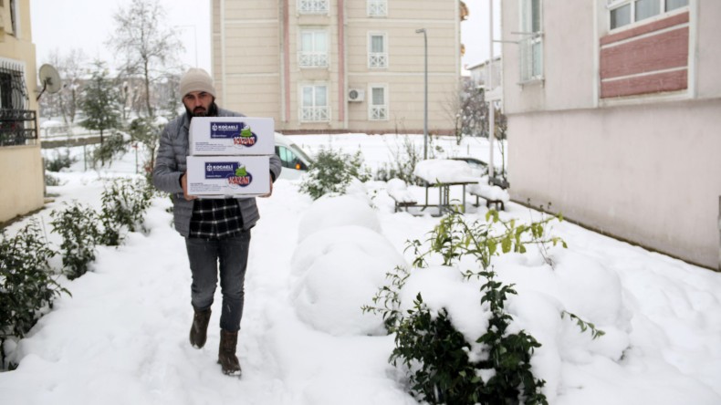 Soğuk havada sıcak hizmet