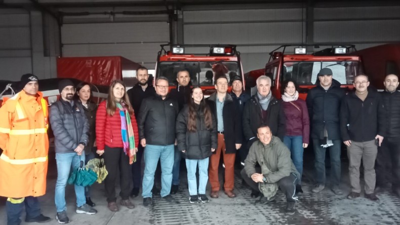 İtfaiye Afetlere Hazırız projesi için Yunanistan’da