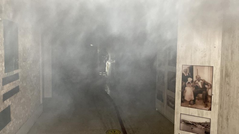 Okulun mutfağında beklenmedik yangın