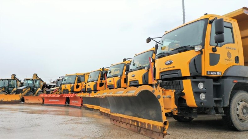 Başiskele’de 130 personel karla mücadelede görev alacak