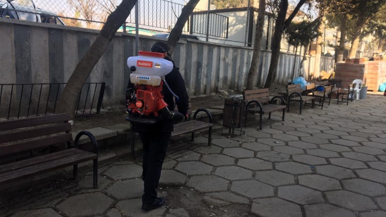 Büyükşehir, deprem bölgesinde salgın riskine karşı önlem alıyor