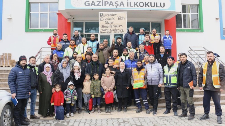 Yaptığınız yardımları asla unutmayacağız