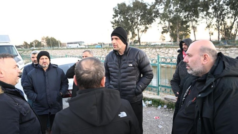 Başkan Kocaman ve ekibi Hatay’da