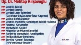 Op. Dr. Mehtap Kırşavoğlu, Aktif Hastanesi’nde hastalarını kabul ediyor