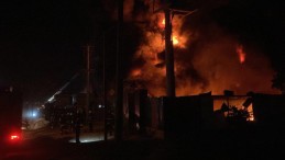 Kocaeli’de fabrika yangını