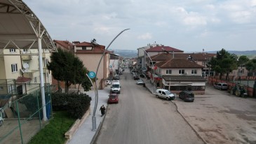 Akmeşe Menderes Caddesi yenilendi