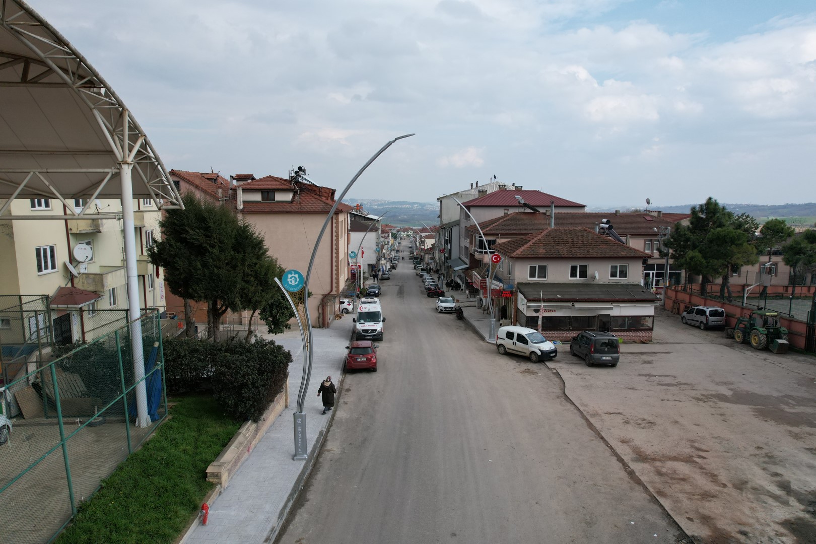 Akmeşe Menderes Caddesi yenilendi