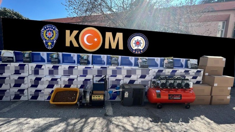 Milyonlarca makaron ele geçirildi