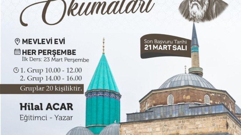 Büyükşehir’den Mesnevi Okumaları