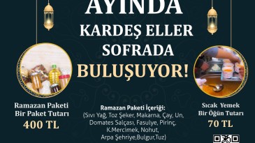Ramazan ayında kardeş eller sofrada buluşuyor!