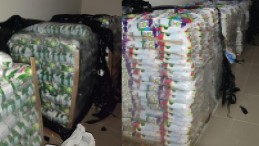 İş yerine polis baskını; Tonlarca sahte deterjan ele geçirildi