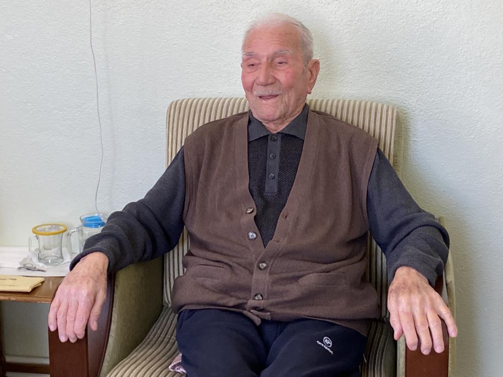 99 yaşındaki Salih Köken, yüzünde tarihin izlerini taşıyor