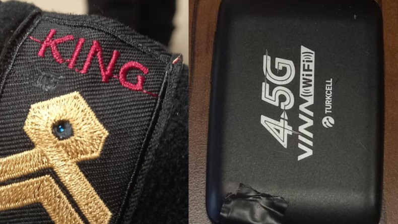 Kopya düzeneğiyle sınava geldi, dikkatli polise kül yutturamadı