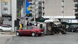 Kocaeli’nin Körfez ilçesinde kaza; Yaralı var