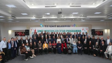 İzmit’in muhtarları iftarda bir araya geldi