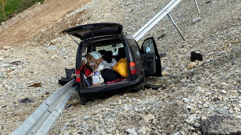 İzmit’teki kazada facianın eşiğinden dönüldü