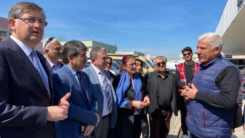 CHP’li adaylar Sanayi esnafını dinledi