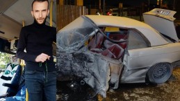 Otomobil yandı, sürücü hayatını kaybetti