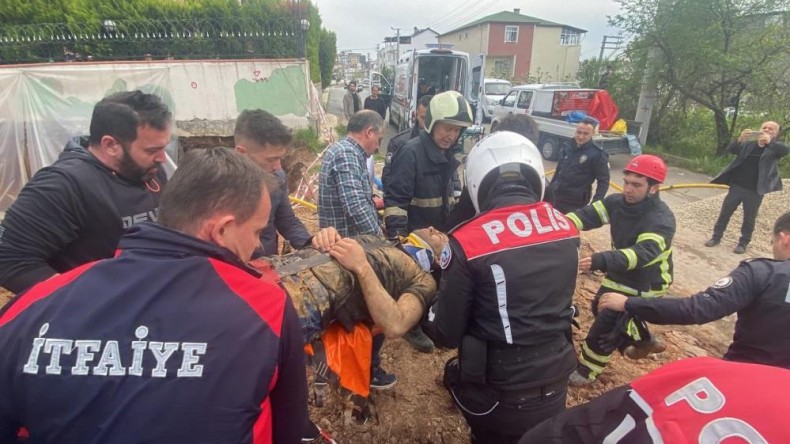 İnşaat işçisi çöken toprağın altında kaldı