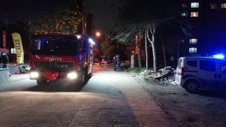 Fitness salonunda korkutan yangın