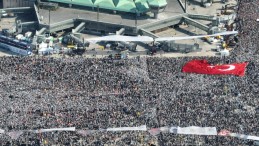 AK Parti Büyük İstanbul Miting alanı havadan böyle görüntülendi