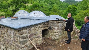 Tarihi Osmanlı hamamı turizme kazandırılıyor