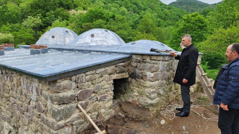 Tarihi Osmanlı hamamı turizme kazandırılıyor