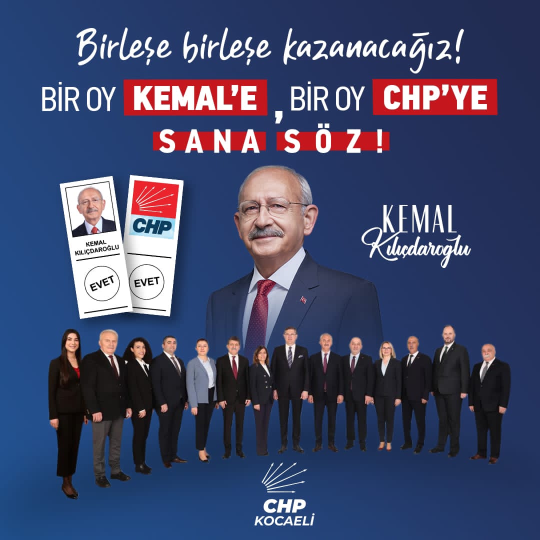 CHP Kocaeli milletvekili adaylarının oy kullanacağı yerler
