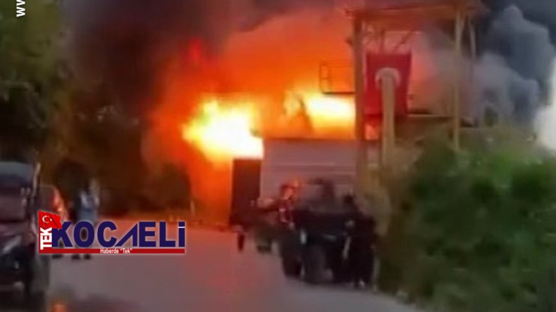 Kartepe Maşukiye’de korkunç yangın