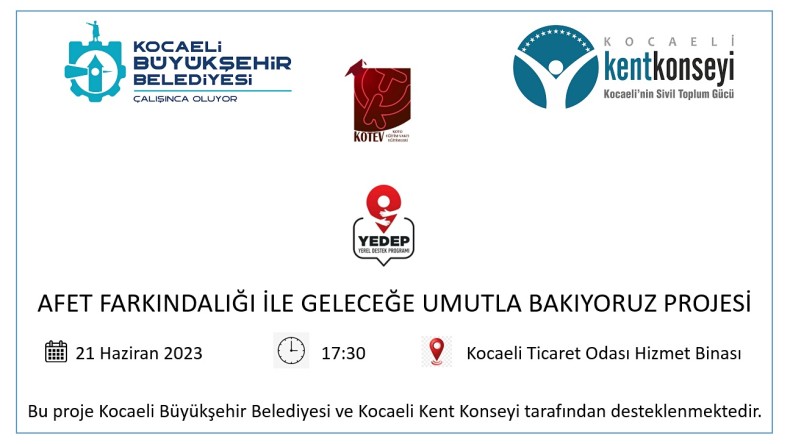 Afet Farkındalığı Bilgilendirme Semineri’ne Davetlisiniz!