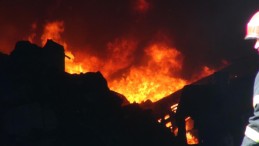 Arslanbey OSB’de korkunç yangın