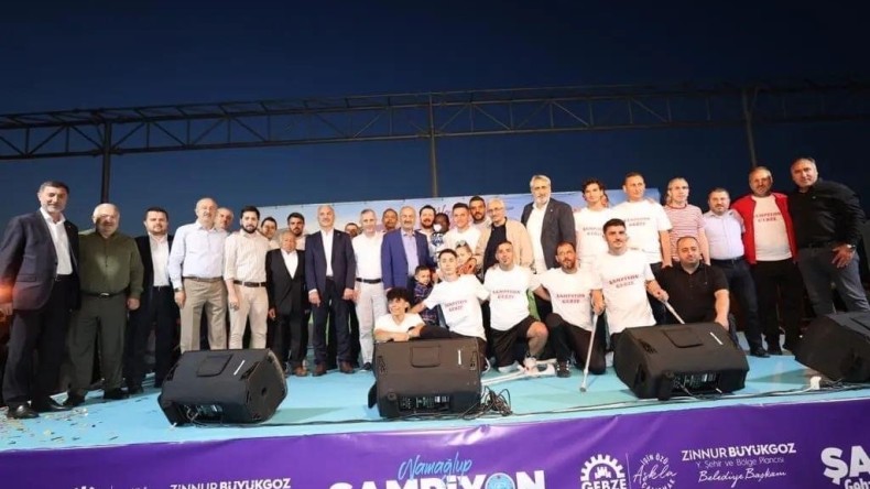 Gebze Belediyesi Ampute Futbol Takımı Süper Lig’e Yükseldi