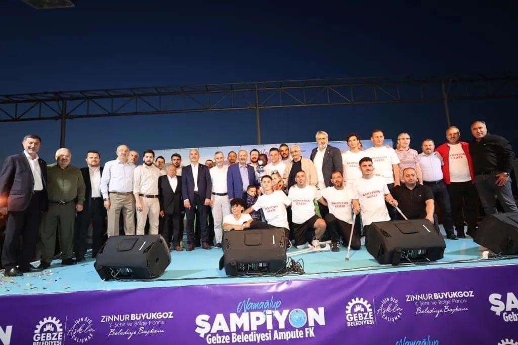 Gebze Belediyesi Ampute Futbol Takımı Süper Lig’e Yükseldi