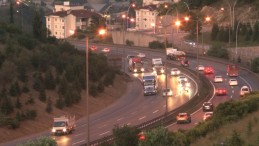 Bayram tatili için millet yollarda; TEM Otoyolunda son durum…