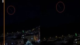 Gökyüzünde esrarengiz ışıklar; Görenler şaşkınlık yaşadı