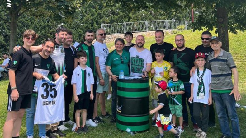 Yeşil siyahlı taraftarlar piknikte buluştu