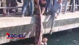 Denizde can pazarı; Çocuk boğuluyordu