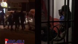 Elinde satırla polise direndi, Polis havaya ateş açtı