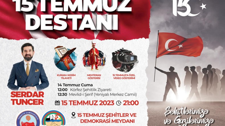 Körfezliler 15 Temmuz’da Meydanlarda Olacak