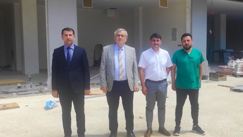 İl Sağlık Müdürü Pehlevan; İlimizde Yapım Çalışmaları Devam Eden Sağlık Yatırımlarını Yerinde İnceledi