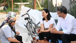 Başkan Kocaman bayram tatilinde Hatay Defne’deydi