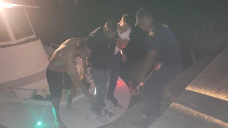 Tekne alabora oldu, Göle düşen 3 kişi böyle kurtarıldı