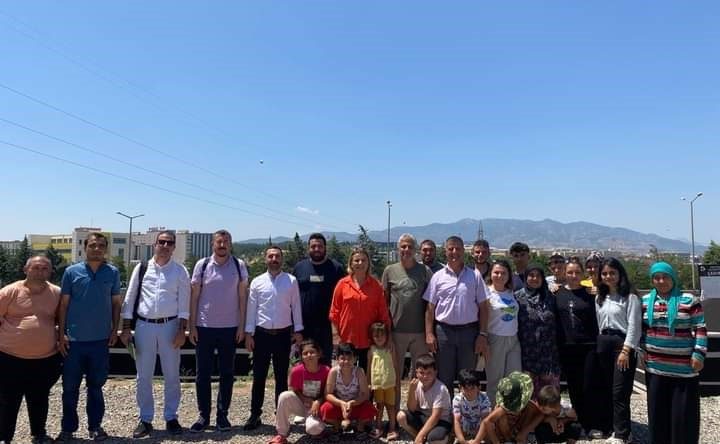 Başkan Hürriyet Afet Bölgesinde