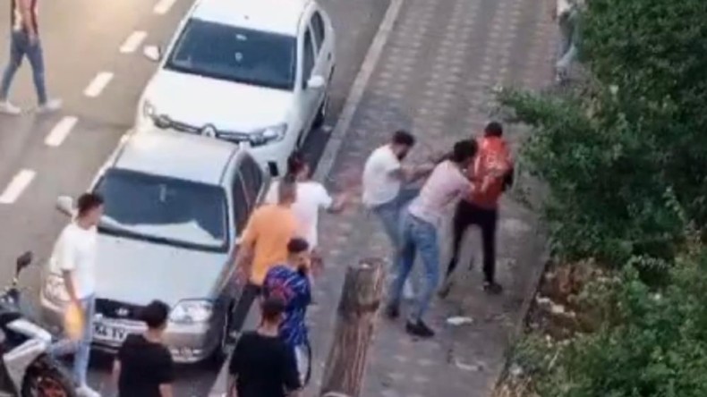 Sokak ortasında dehşet