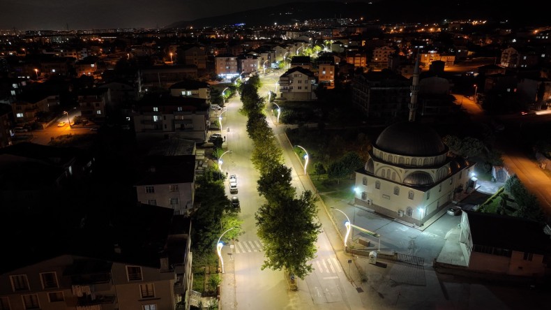 Ertuğrul Gazi Bulvarı Işıl Işıl Oldu