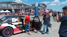 Drift gösterisi adrenalin dolu anlar yaşattı