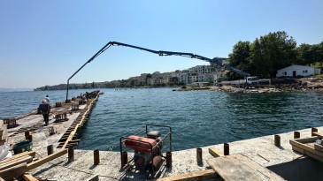 Değirmendere Çekek Yerinde Hummalı Çalışma